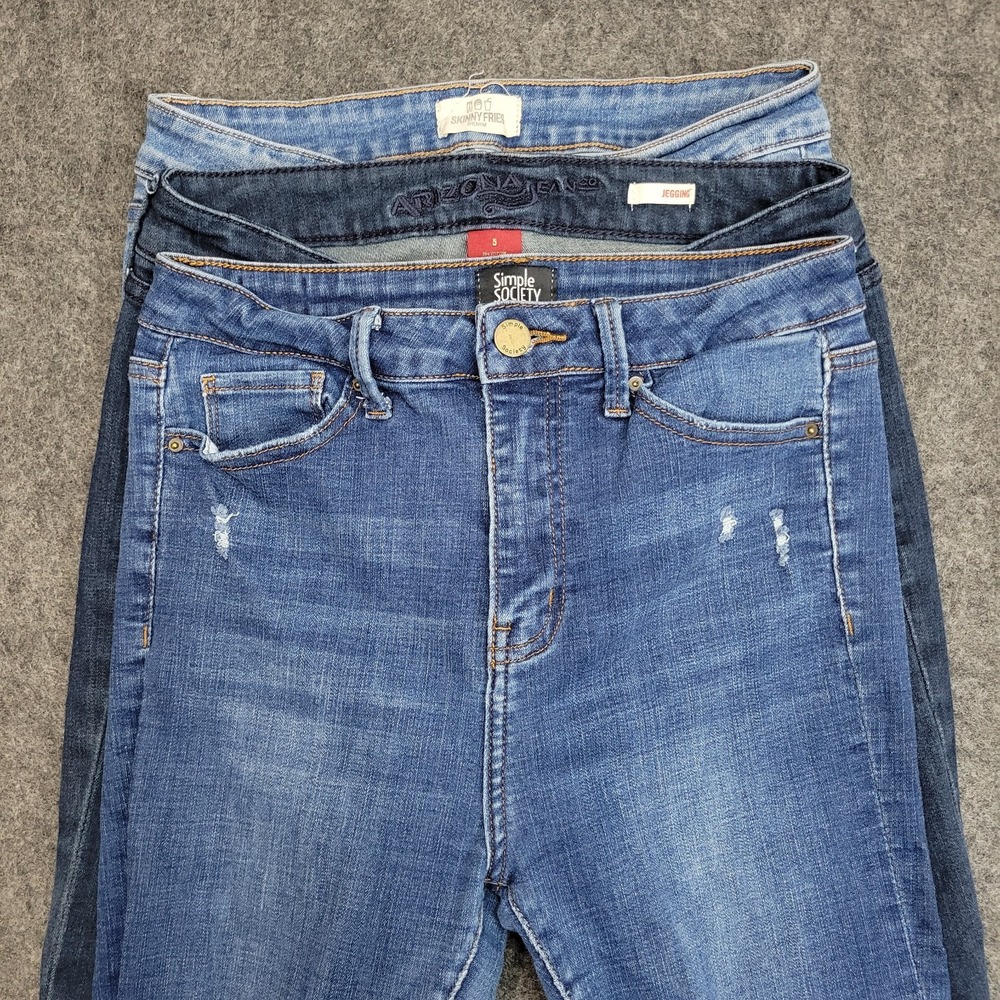Arizona Jeans Womens 5,7,11‎ Denim Streetwear High Waist Slim Skinny Leg MIX LOT